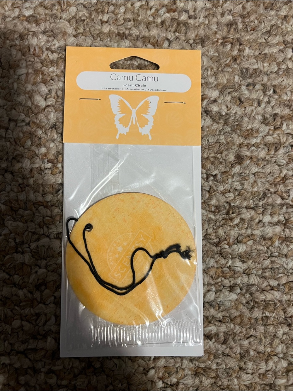 Scentsy Camu Camu Scent Circle - Yellow